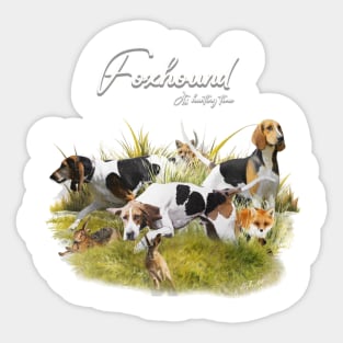 Foxhound Sticker